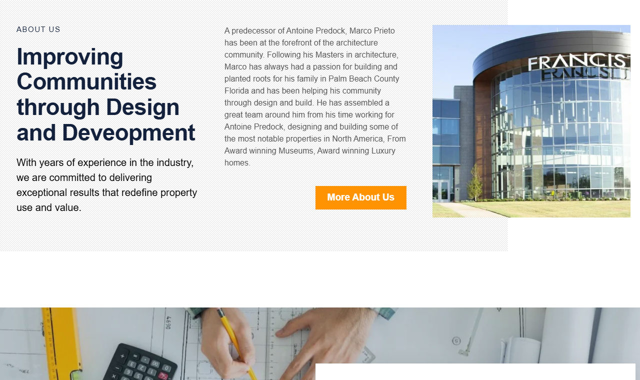 WordPress website screenshot from MAPX Development WordPress Site for Architecture Brand, view 1