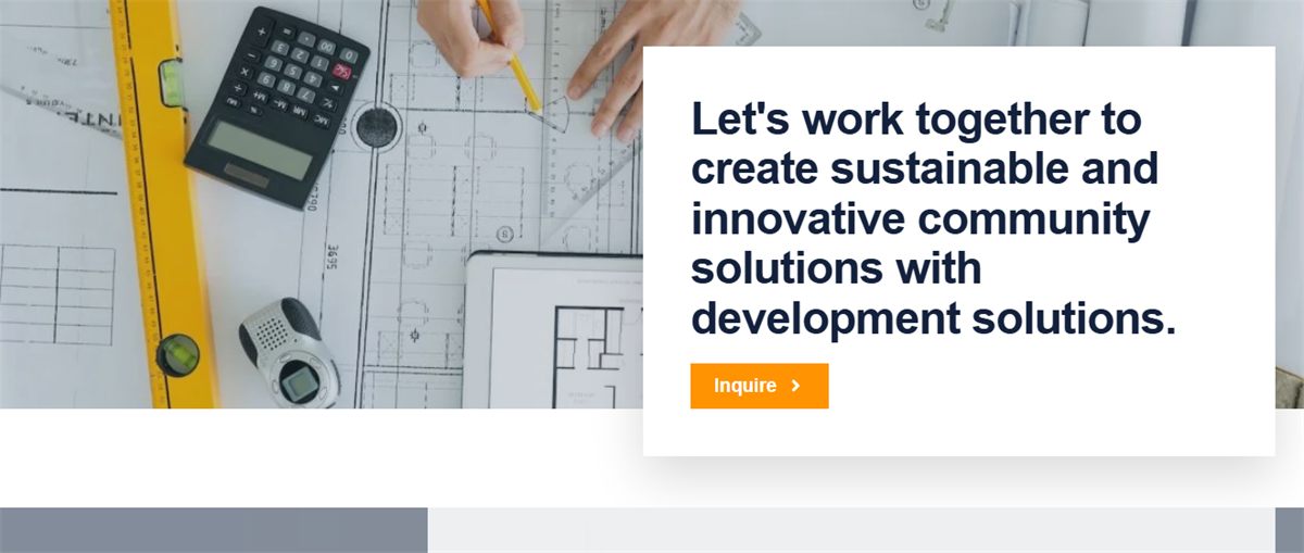 WordPress website screenshot from MAPX Development WordPress Site for Architecture Brand, view 2