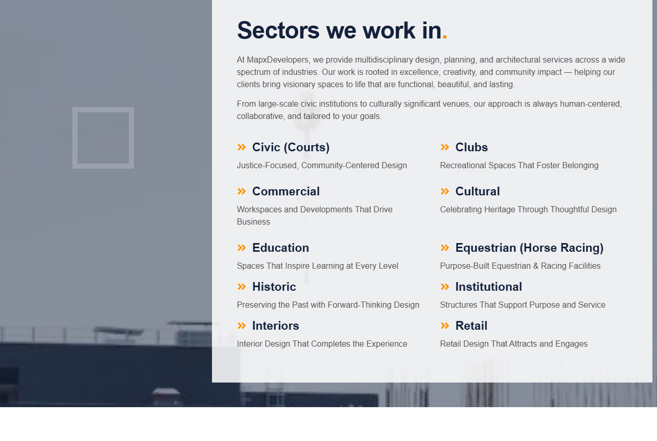 WordPress website screenshot from MAPX Development WordPress Site for Architecture Brand, view 3